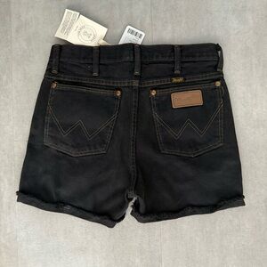 Black Wrangler Denim Shorts NEW!